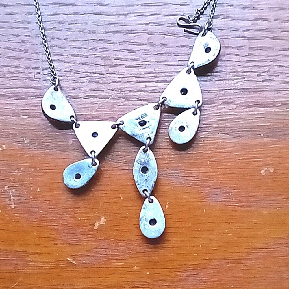 💙 sale   925 sterling silver Icy blue  necklace - Picture 2 of 3